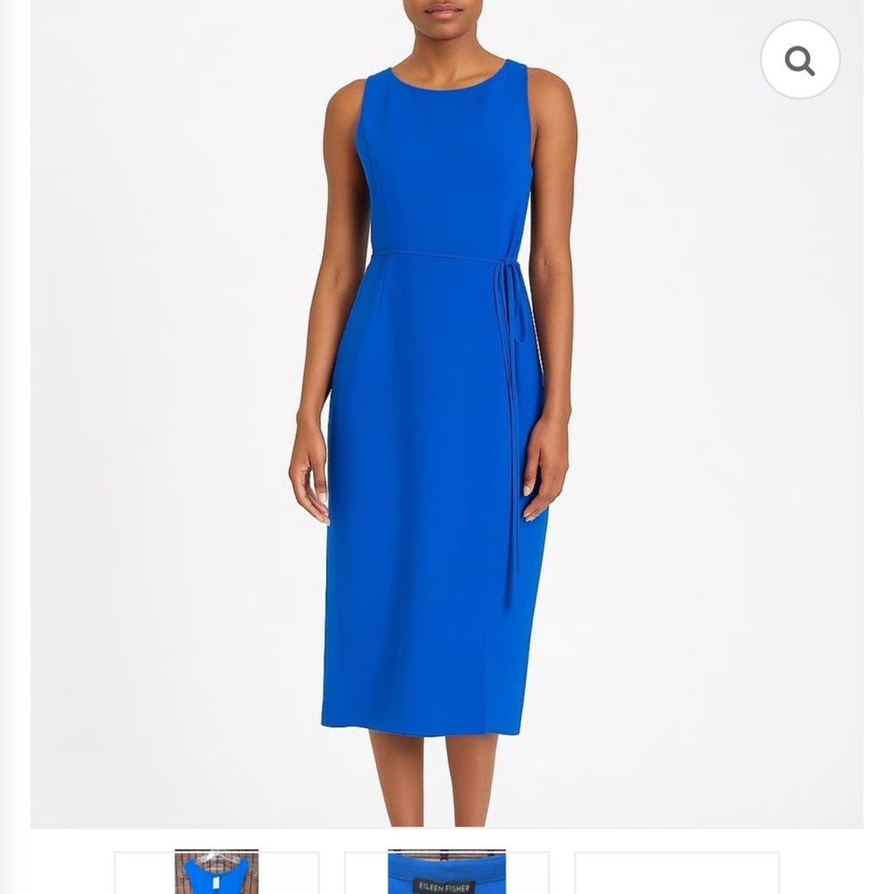 Eileen Fisher Women's Vibrant Blue Dress